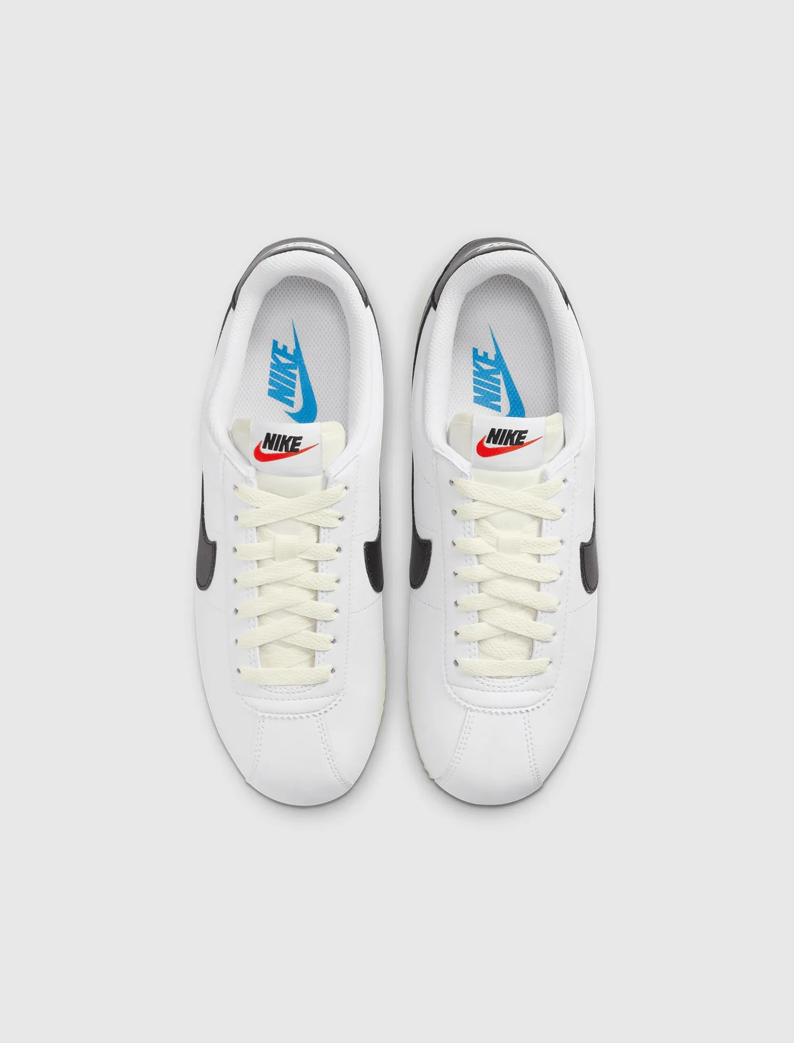 WOMENS CORTEZ "WHITE/BLACK"
