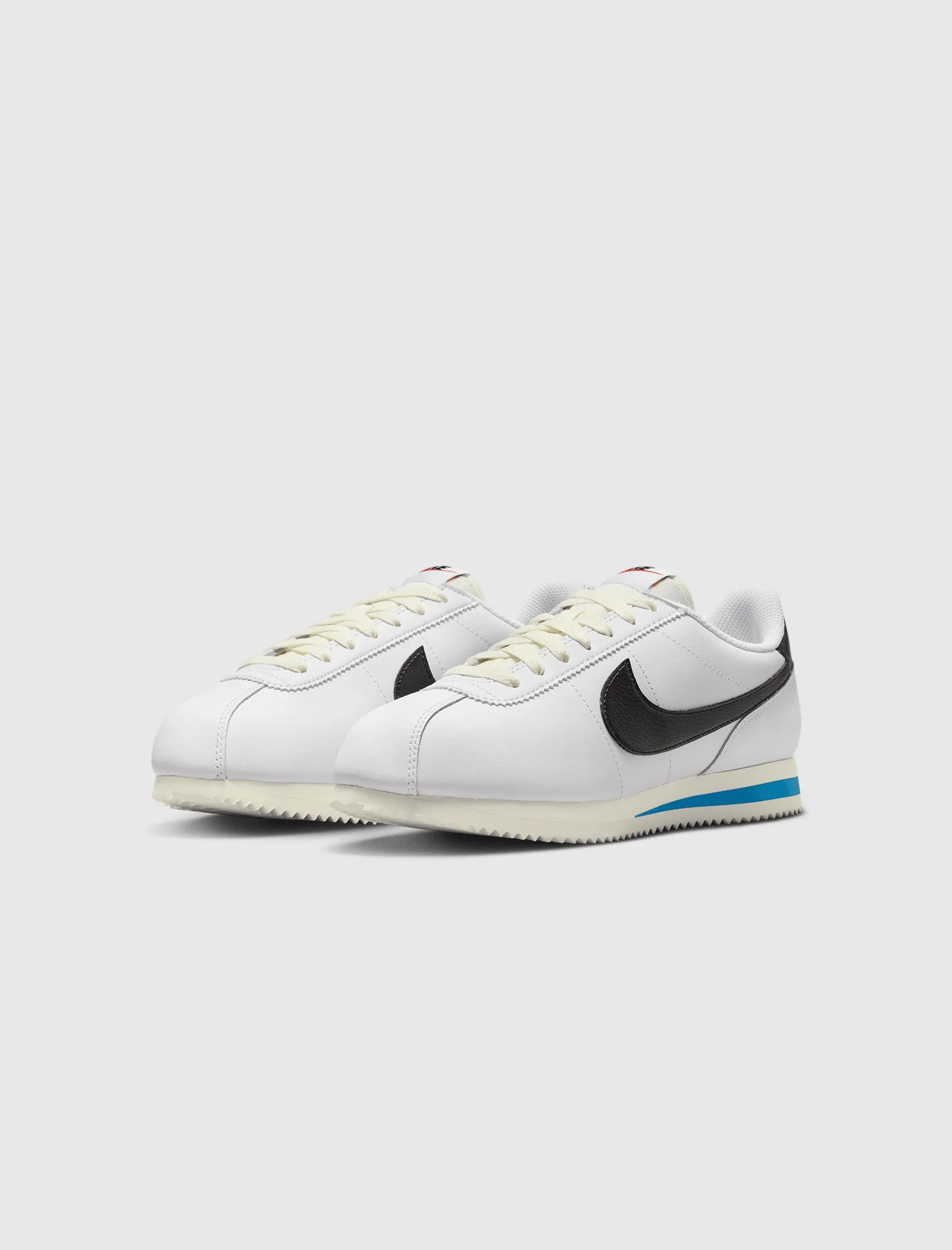 WOMENS CORTEZ "WHITE/BLACK"