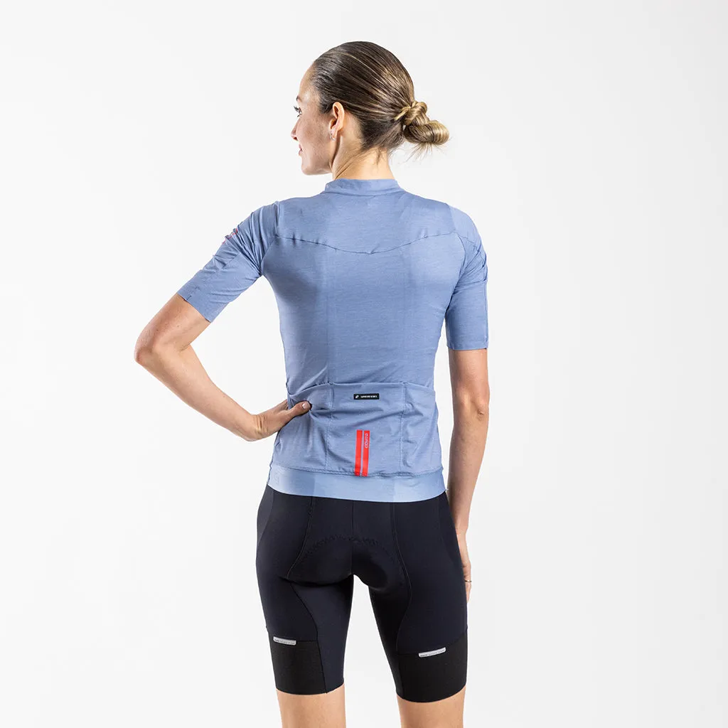 Women's Librio Race Fit Jersey (Blue)