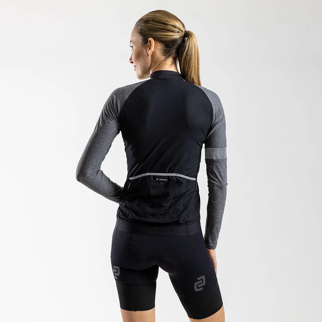 Women's Opera Long Sleeve Jersey (Grey)