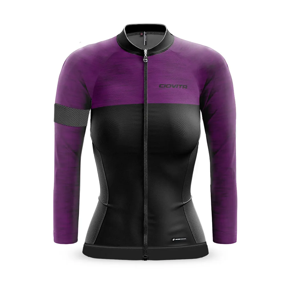 Women's Opera Long Sleeve Jersey (Magenta)