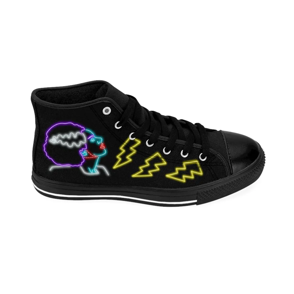 Women's They're Alive / Frankenstein and Bride/  High-top Sneakers