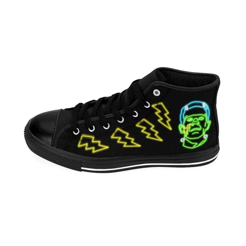 Women's They're Alive / Frankenstein and Bride/  High-top Sneakers