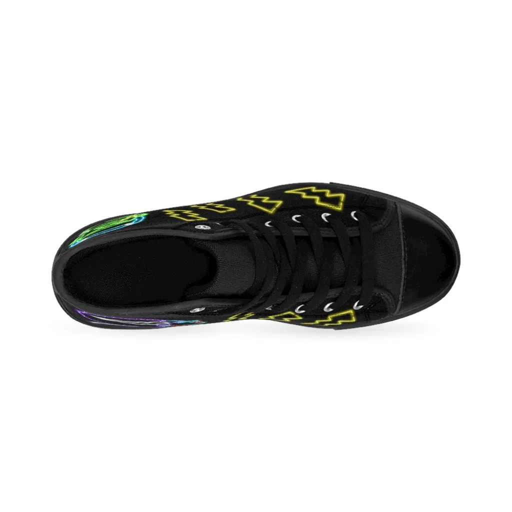 Women's They're Alive / Frankenstein and Bride/  High-top Sneakers