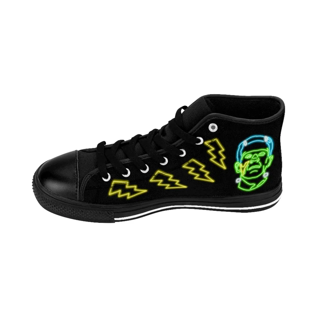 Women's They're Alive / Frankenstein and Bride/  High-top Sneakers