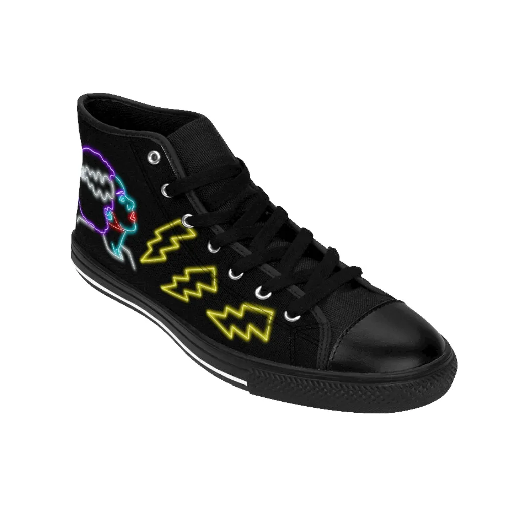 Women's They're Alive / Frankenstein and Bride/  High-top Sneakers