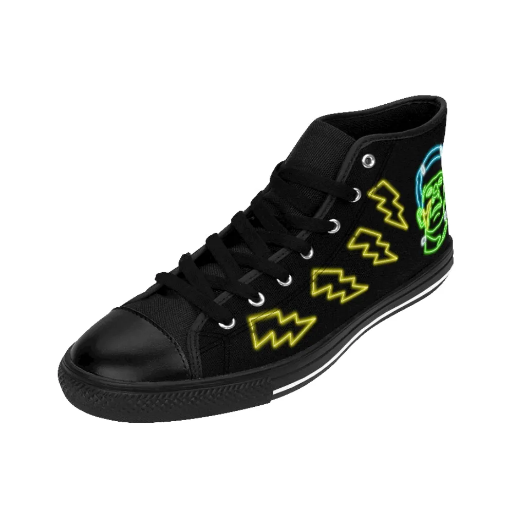 Women's They're Alive / Frankenstein and Bride/  High-top Sneakers