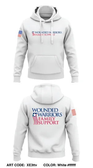 Wounded Warriors Family Support Store 1  Core Men's Hooded Performance Sweatshirt - XE3ttv