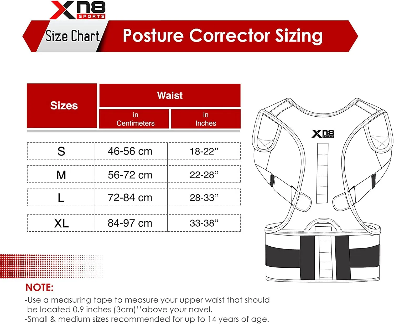 Xn8 Posture Corrector B107
