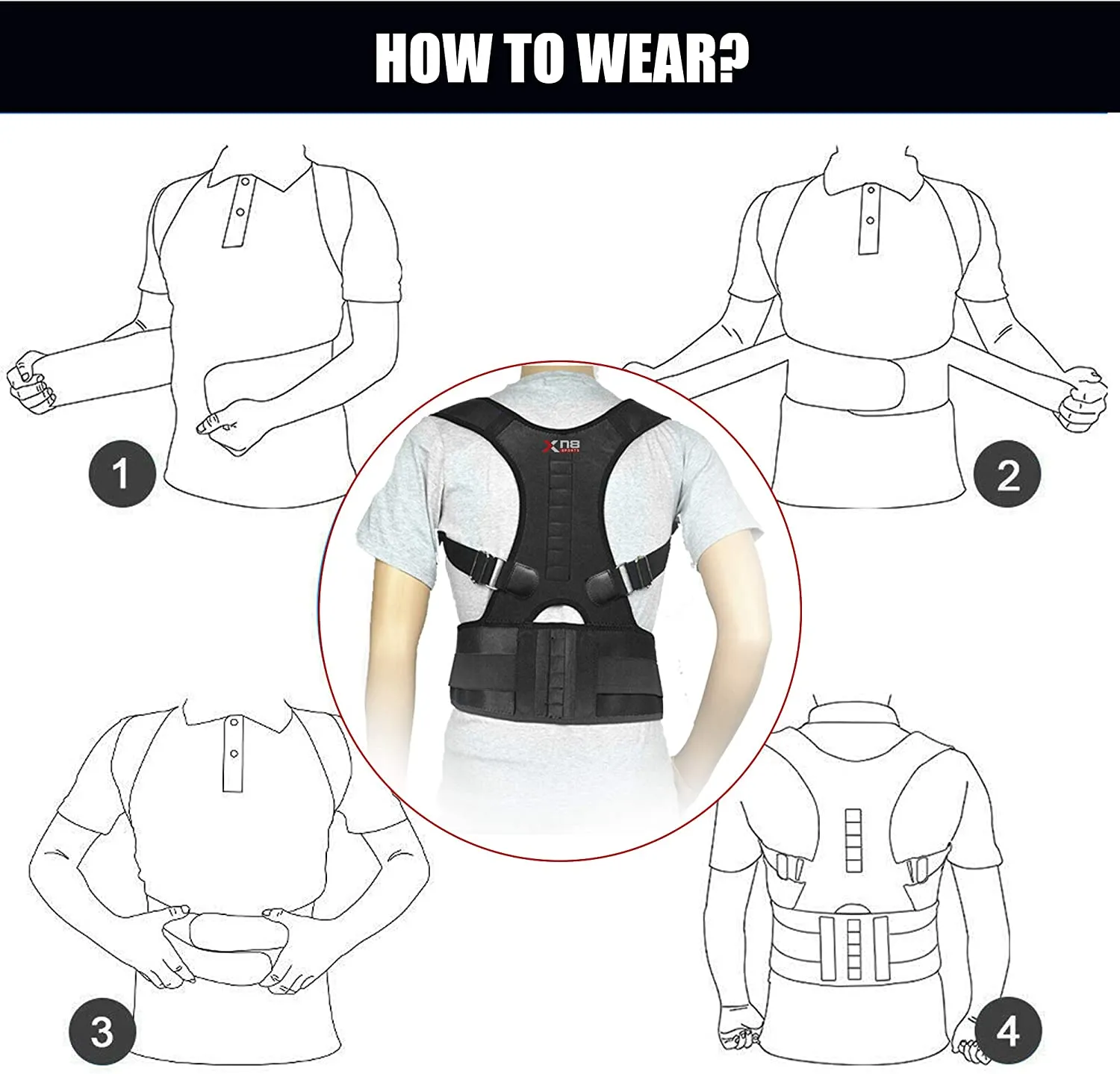 Xn8 Posture Corrector B107