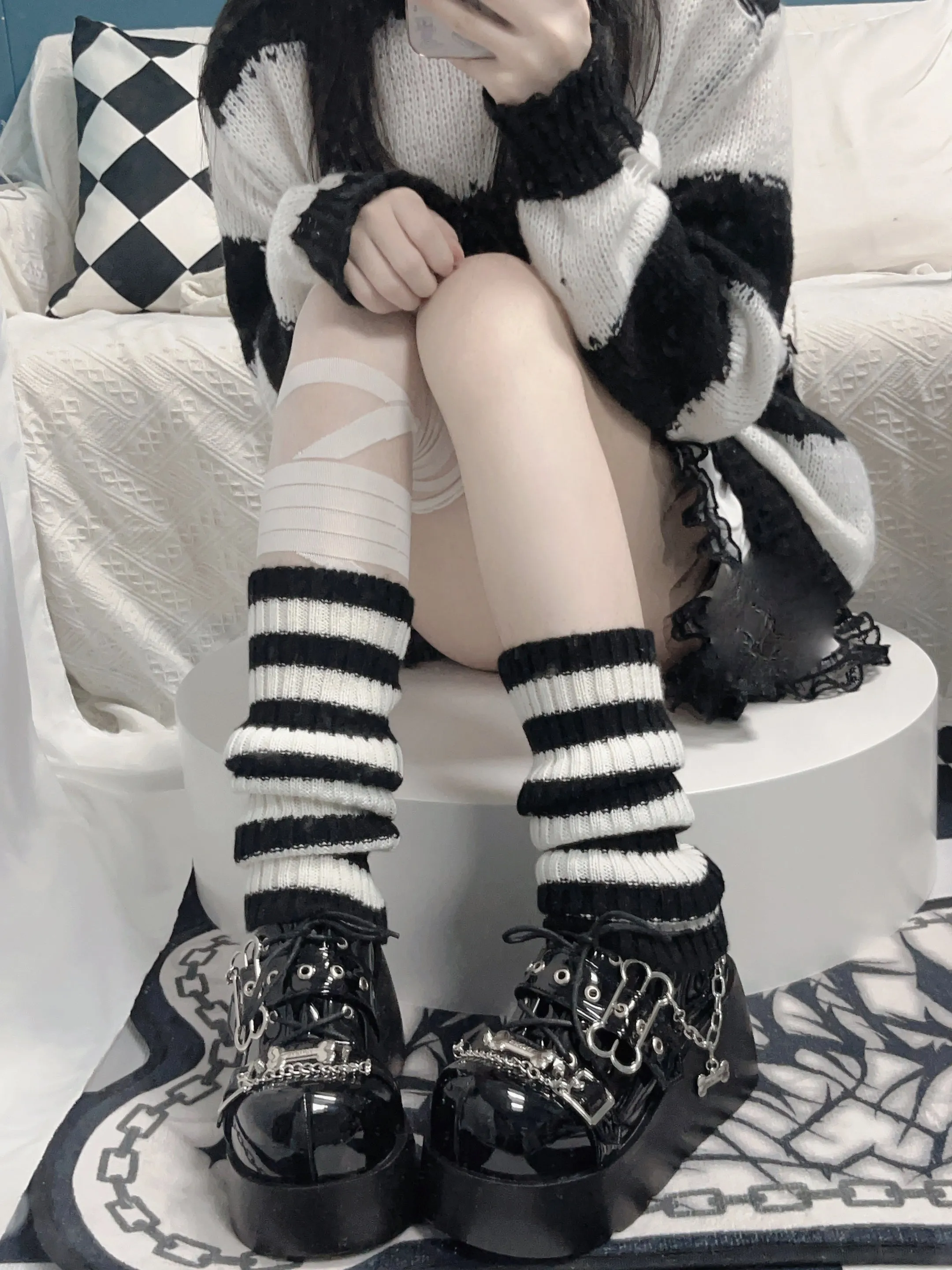 Y2k Punk Platform Shoes UB99227