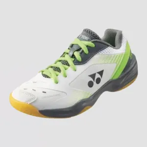 YONEX Kids Power Cushion 65JR3 EX White/Lime Kids Badminton Shoe