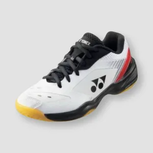 YONEX Kids Power Cushion 65JR3 EX White/Red Kids Badminton Shoe