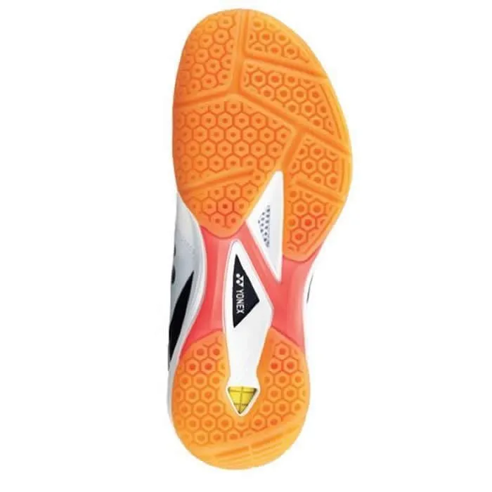 Yonex Power Cushion 65 X 2 Wide Badminton Shoes - White/Orange