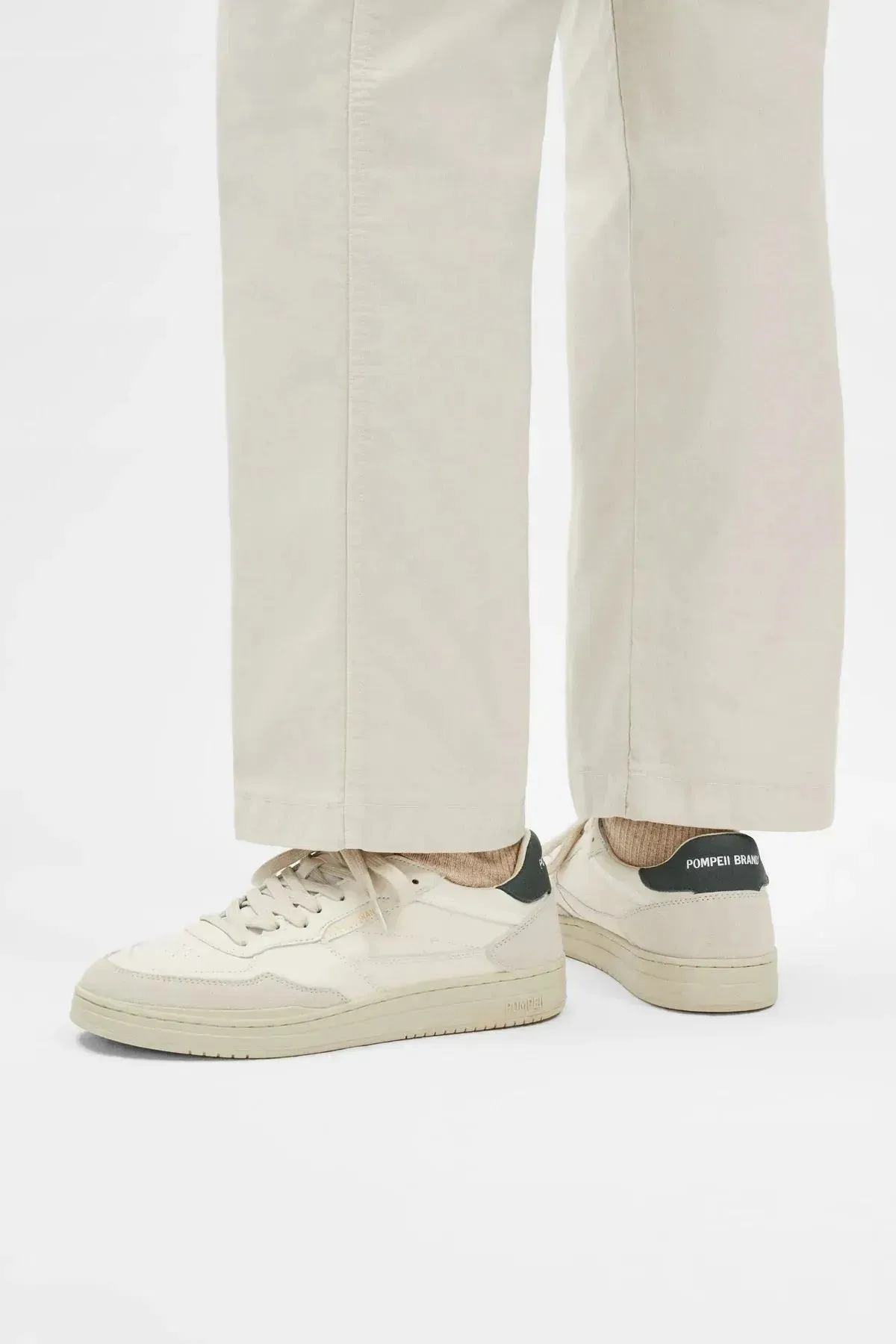 Zapatillas POMPEII Elan Leather Ecru Jasper