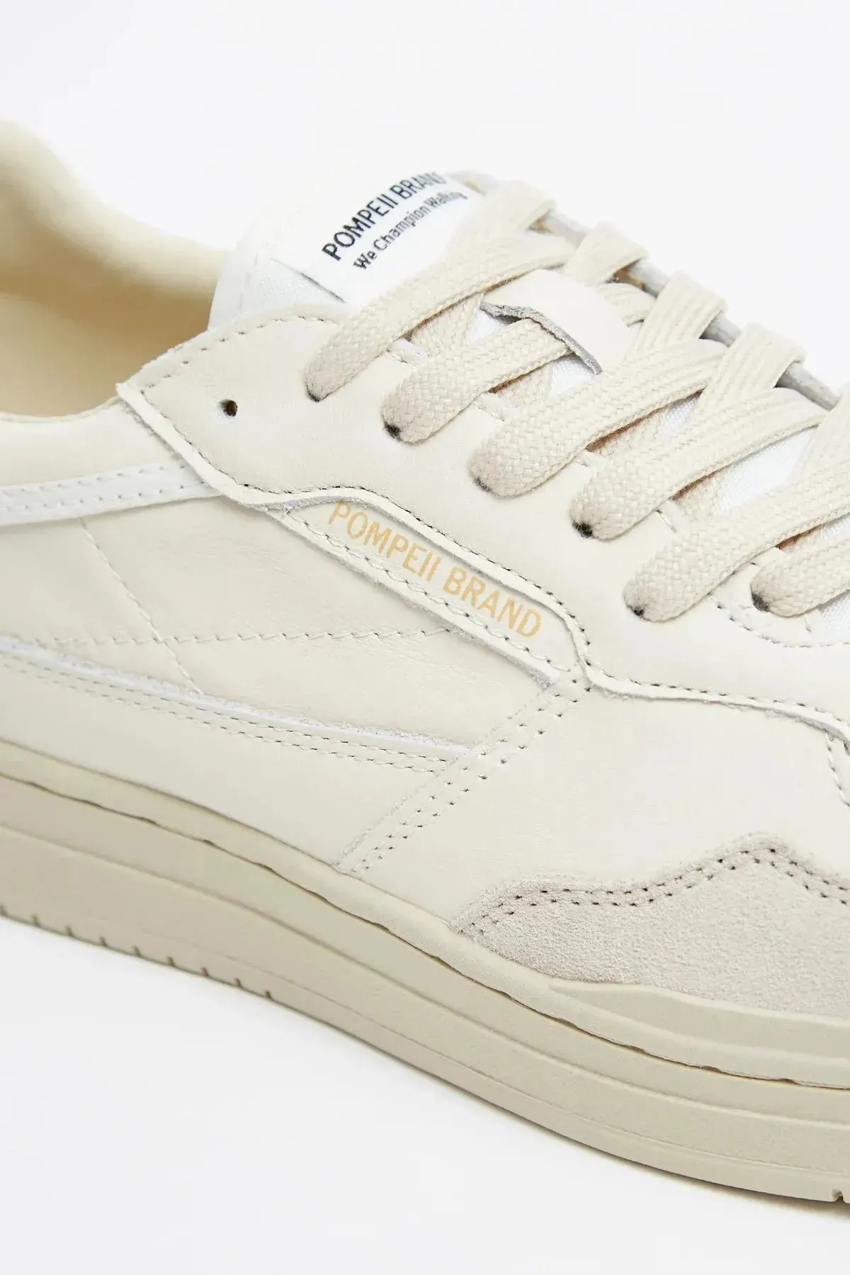 Zapatillas POMPEII Elan Leather Ecru Jasper