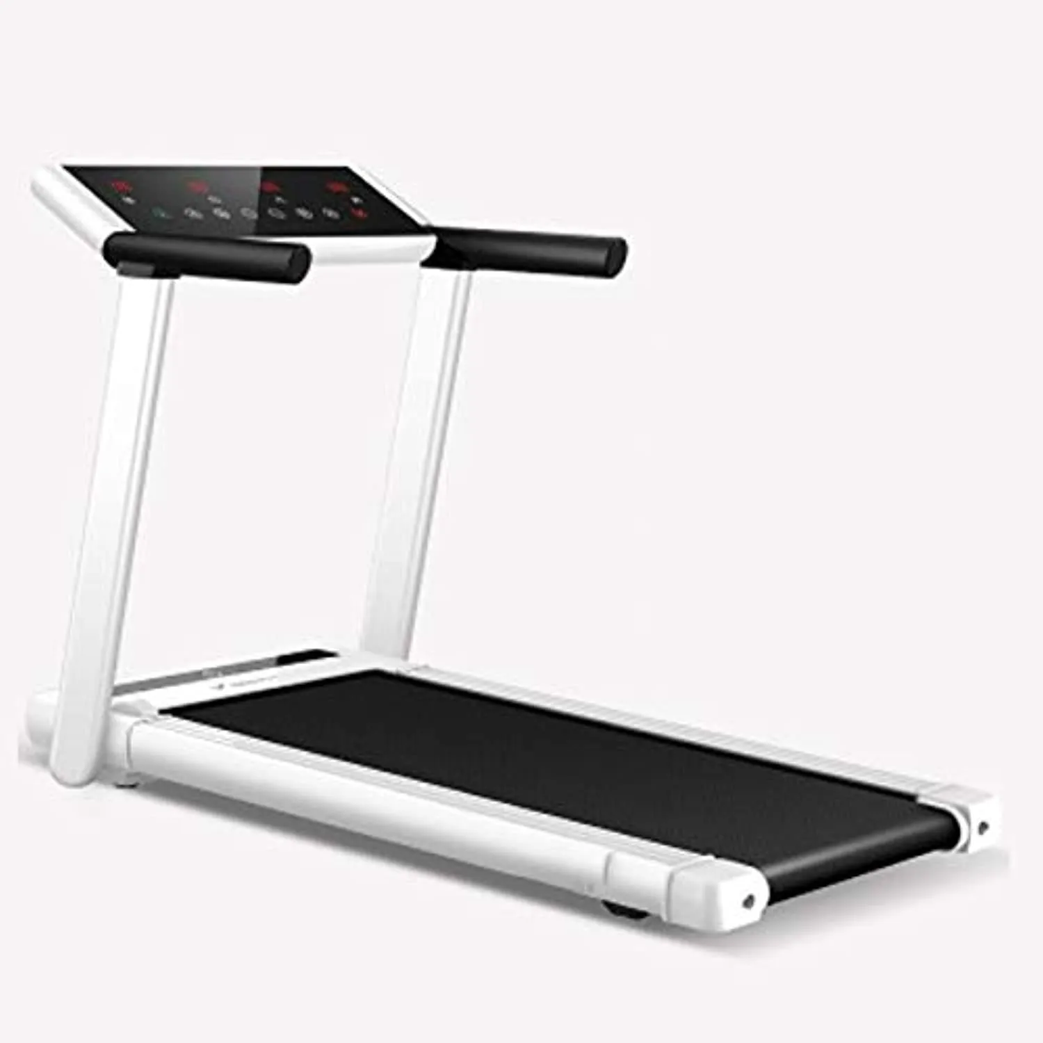 Zzfni treadmill Electric Treadmill Foldable Running Machine 14 km/h Max Speed Easy Assembly with Adjustable Display Panel 3-Level Manual Incline Convenient Tablet Stand for Home Use foldable treadmill
